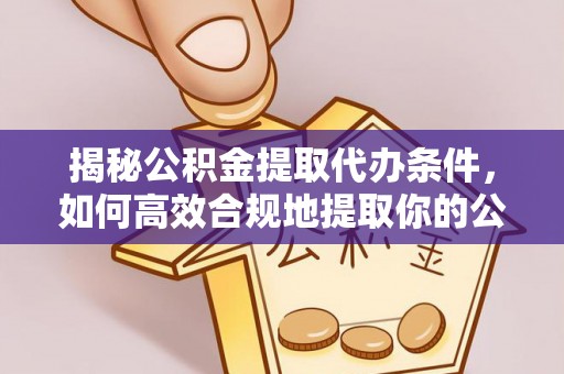 沽源揭秘公积金提取代办条件，如何高效合规地提取你的公积金