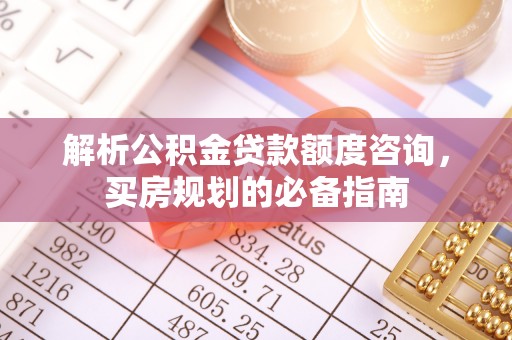 沽源解析公积金贷款额度咨询，买房规划的必备指南