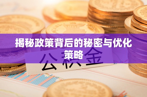 沽源揭秘政策背后的秘密与优化策略