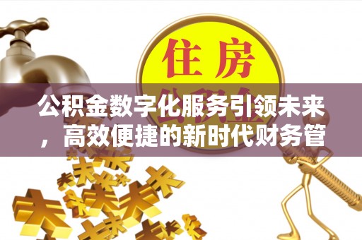沽源公积金数字化服务引领未来，高效便捷的新时代财务管理