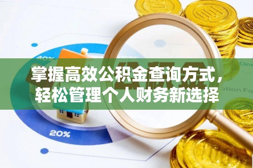 沽源掌握高效公积金查询方式，轻松管理个人财务新选择