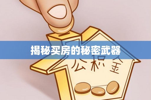 沽源揭秘买房的秘密武器
