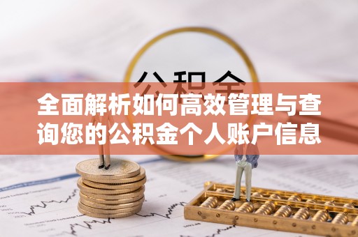 沽源全面解析如何高效管理与查询您的公积金个人账户信息