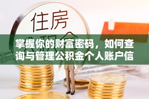 沽源掌握你的财富密码，如何查询与管理公积金个人账户信息