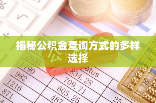 沽源揭秘公积金查询方式的多样选择