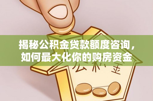沽源揭秘公积金贷款额度咨询，如何最大化你的购房资金