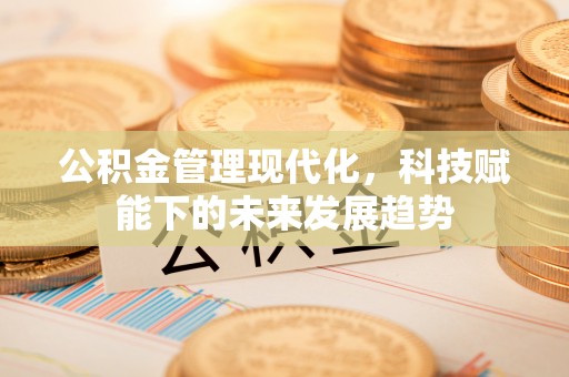沽源公积金管理现代化，科技赋能下的未来发展趋势