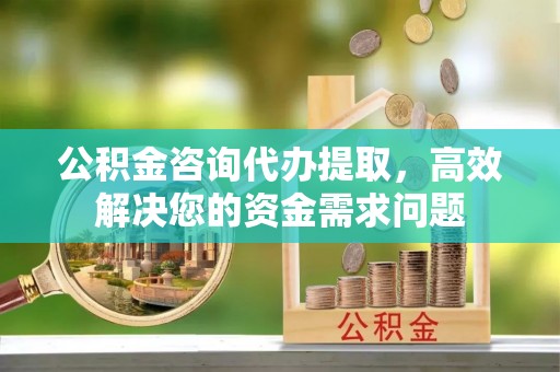 沽源公积金咨询代办提取，高效解决您的资金需求问题