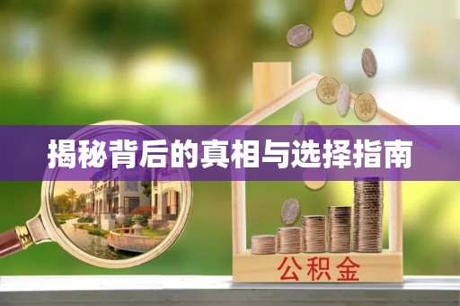 沽源揭秘背后的真相与选择指南