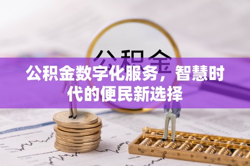 沽源公积金数字化服务，智慧时代的便民新选择