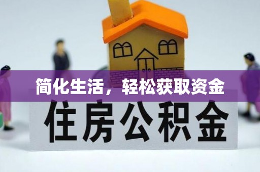 沽源简化生活，轻松获取资金